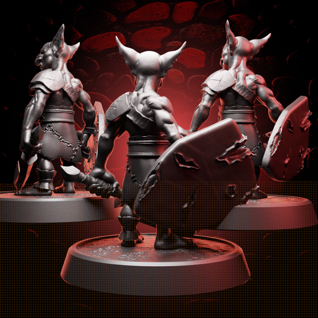 Goblin Fighter Warband | Swords | Medium (1in base) | 5e