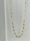 Gold-plated Titanium Steel Vintage Tassel Diamond Piece Waist Chain