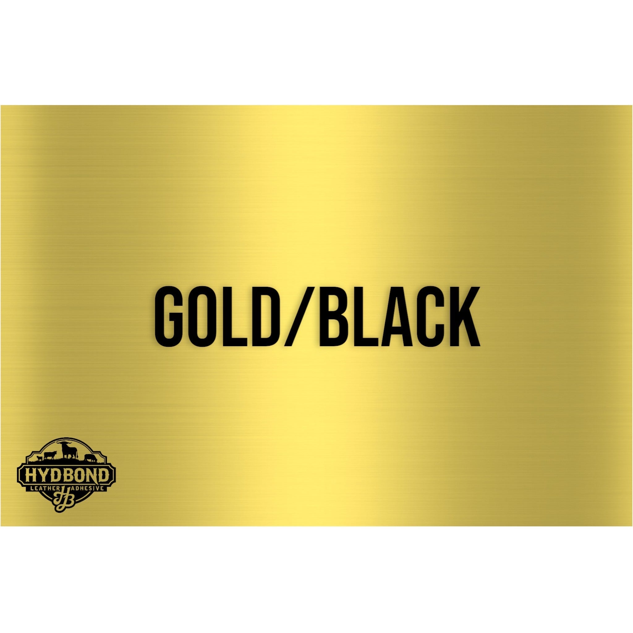 Hydbond Brushed Gold/Black Acrylic Panel