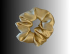 Silk Hair Scrunchie Gold