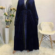 Golden Velvet Gilded Arab  Cardigan Robe