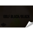 GOLF BLACK/BLACK WITH ADHESIVE HYDBOND LEATHERETTE SHEET (12