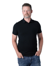 Men's Merino Wool Golf Polo — Lightweight