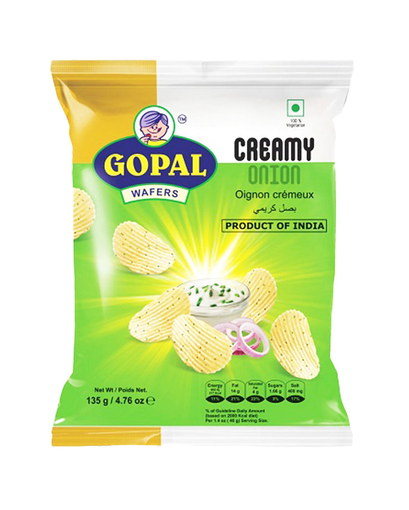 Gopal creamy onion waffers 135gm