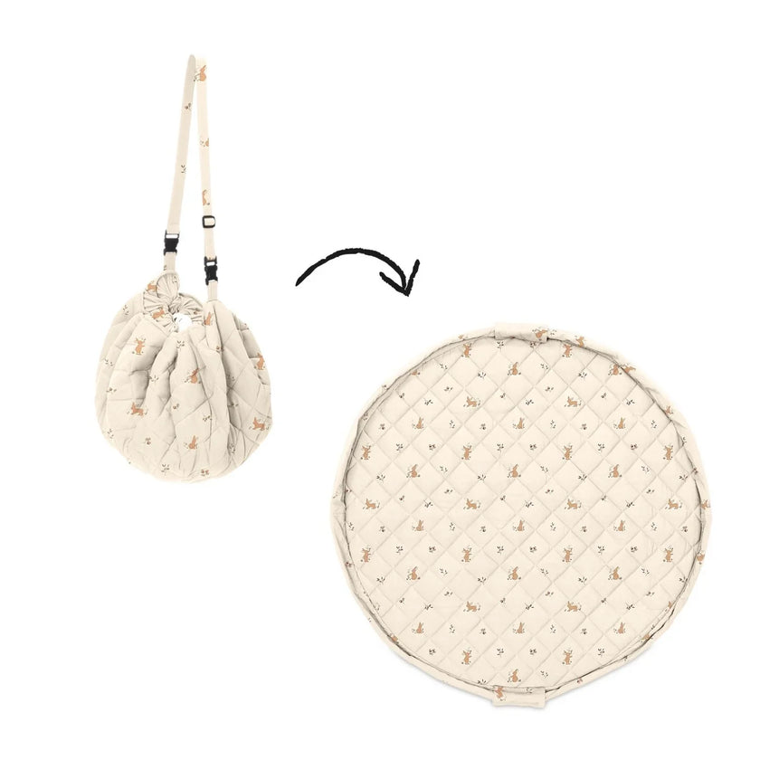 Organic Soft Babymat & Bag | Rabbit | play&go
