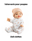 Clothes for Alex & Sonia dolls - Fawn pajamas - Paola Reina