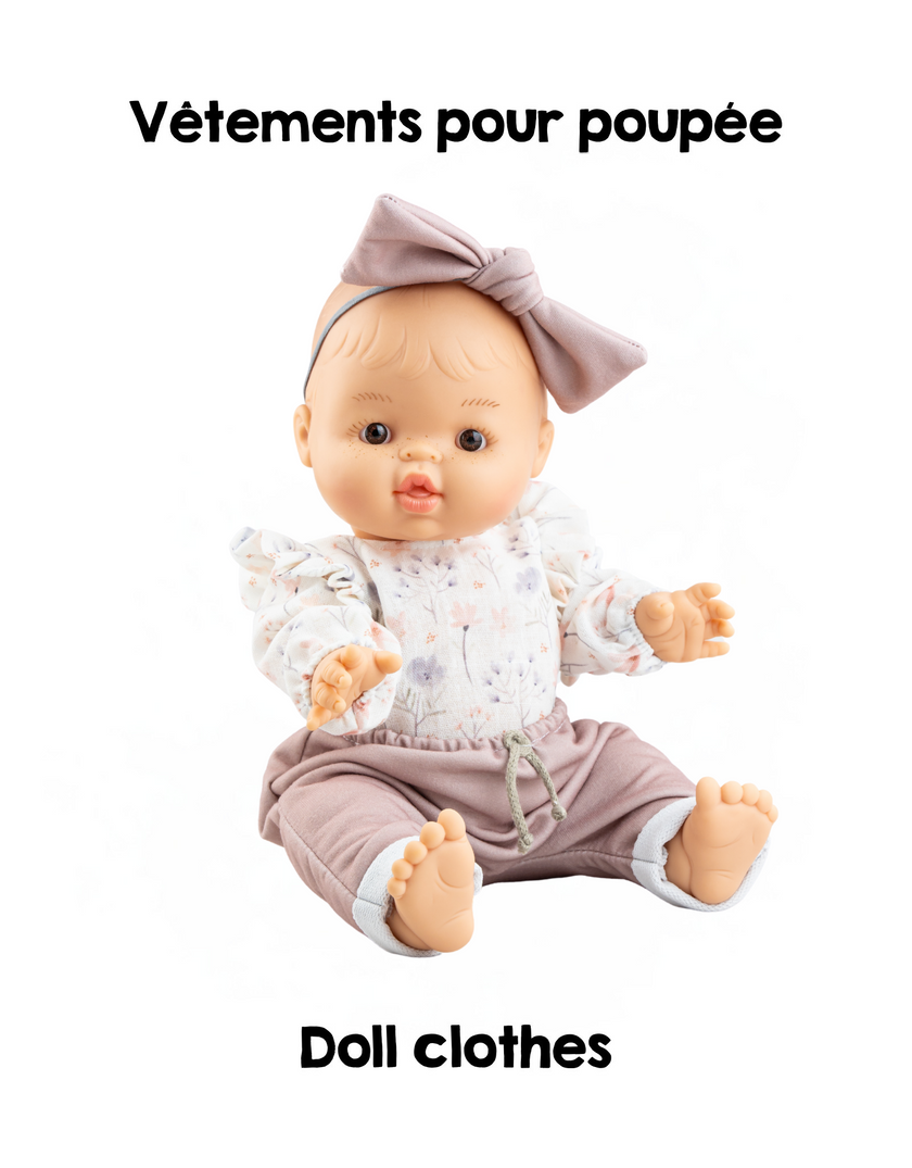 Clothes for Alex & Sonia dolls - Floral set - Paola Reina
