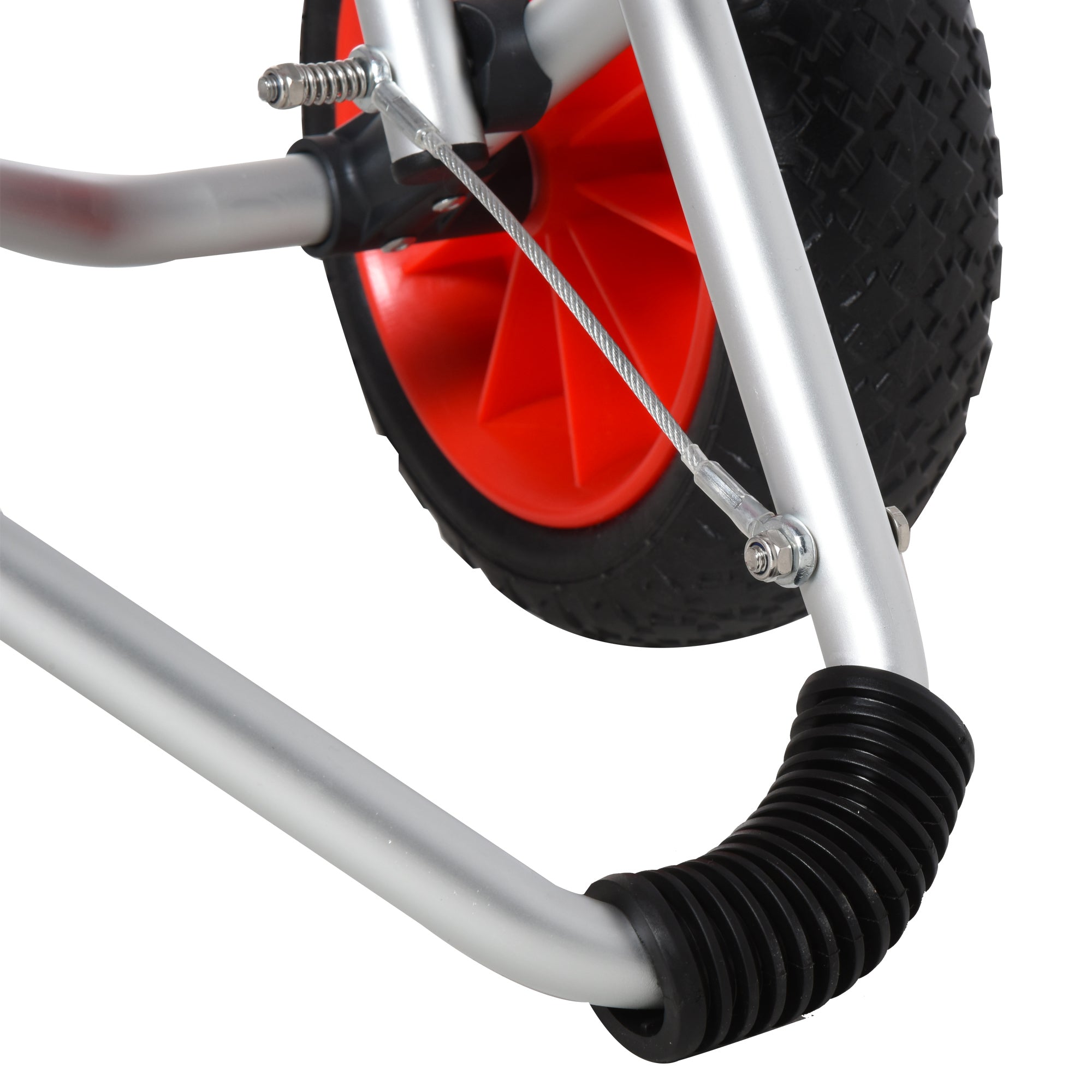 Soozier Aluminum Kayak Cart Canoe Carrier Dolly Trolley Airless Tires Beach Sand Silver