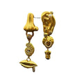 Graceful And Fashionable Nose Mouth Ear Expression Earrings