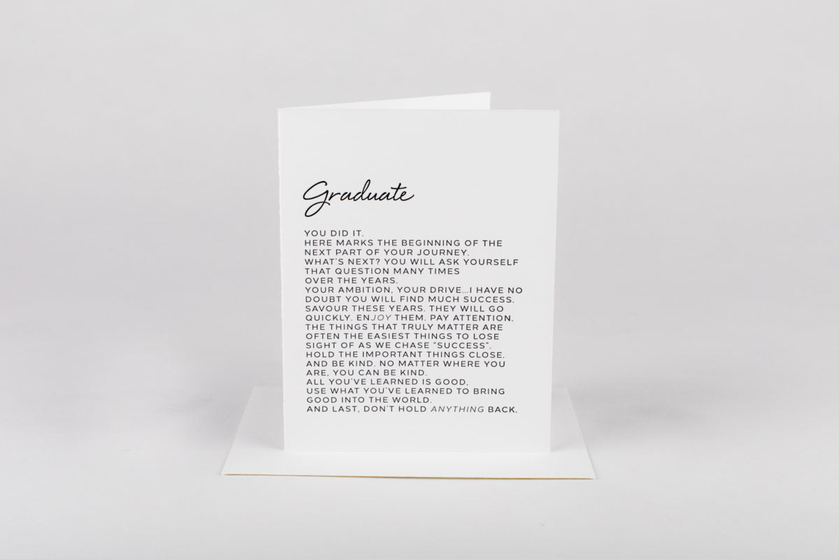 Dear Graduate