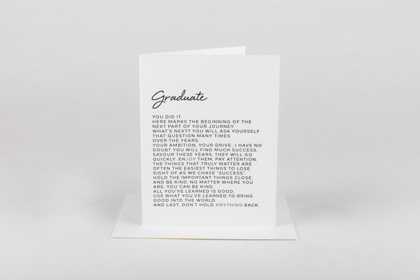 Dear Graduate