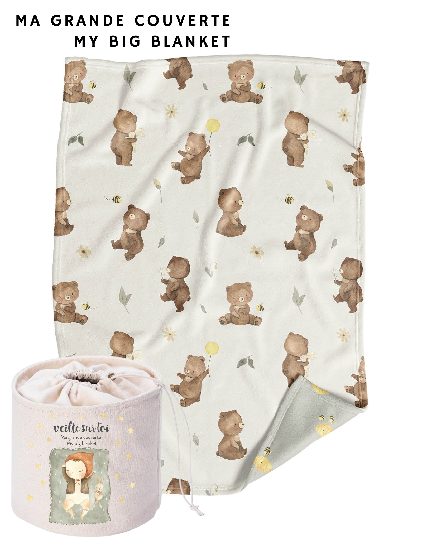 My big blanket -  Little bear - Veille sur toi