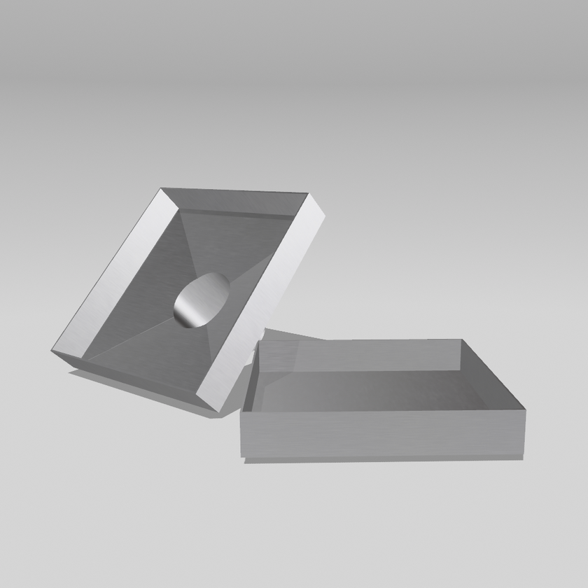 6″ × 6″ Square Shower Drain, 304 Stainless Steel — Grate or Tile-In Cover