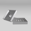 6″ × 6″ Square Shower Drain, 304 Stainless Steel — Grate or Tile-In Cover