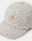 Sun Embroidery Fleck Jersey Peak Hat
