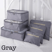 6-Piece Travel Organizer Set — Packing Cubes & Pouches for Luggage