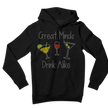 Great Minds Drink Alike Rhinestone Shirt – Funny Wine Sparkle Bling Tee | Blingdazzel