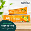 Green Beaver Company - Toothpaste Zesty Orange-All Natural Organic , Vegan, Fluoride Free & Gluten Free
