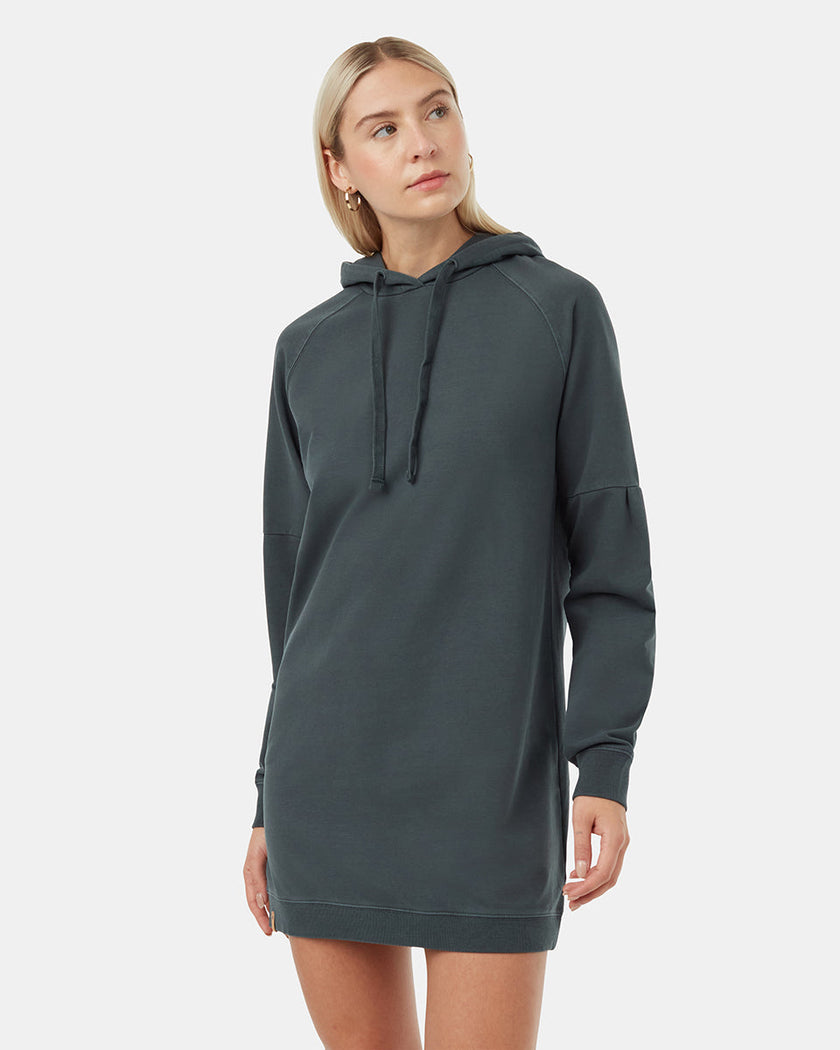Oversized French Terry Hoodie Dress