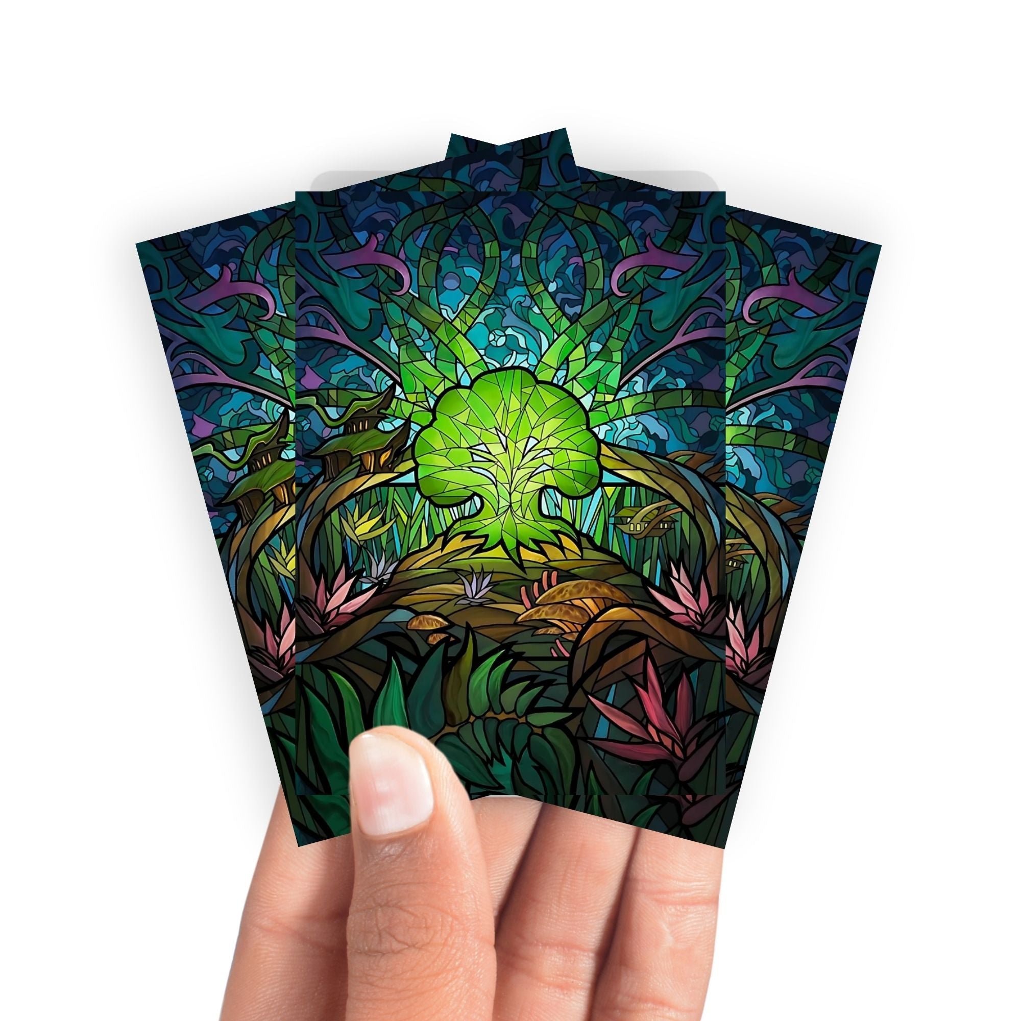 Green Mana Card Sleeves