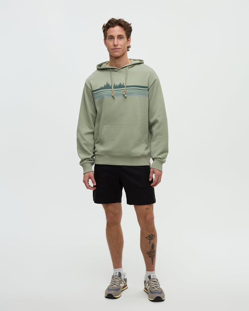 Wildfire Retro Treeline Relaxed Hoodie