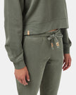French Terry Cropped Hoodie