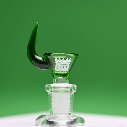 14mm Horn Bowl – Colored Borosilicate Glass Bowl Piece
