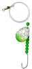 Single Hook Colorado Spinner – Green Scale Blade Lure
