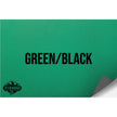 NO ADHESIVE GREEN/BLACK LEATHERETTE SHEET (12