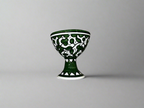 Handcrafted Ceramic Dessert Cup – Ice Cream & Sundae Bowl | Pink, Yellow, Royal Green
