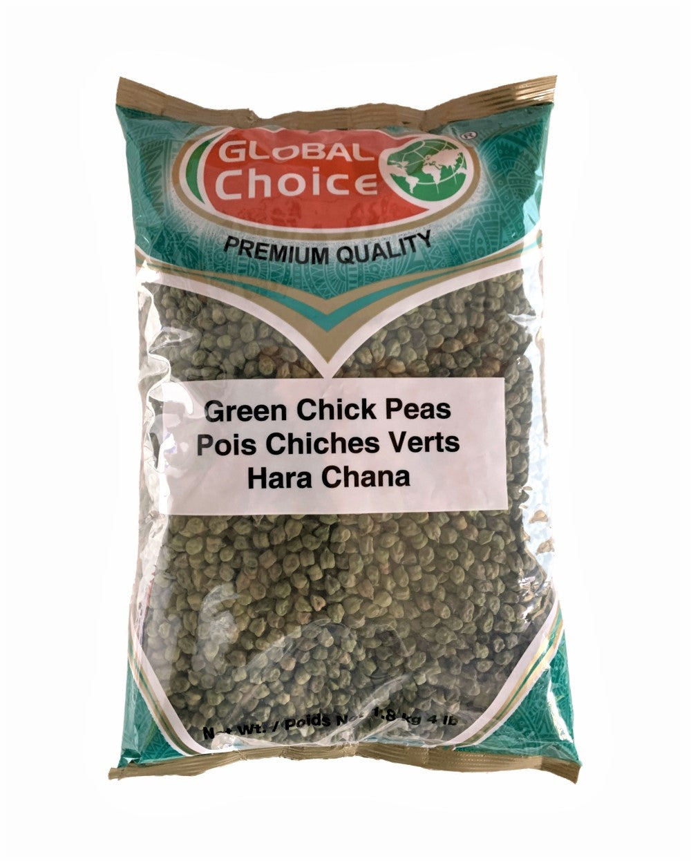 Global Choice Green Chick Peas 1.8kg (Hara Chana 4lb)
