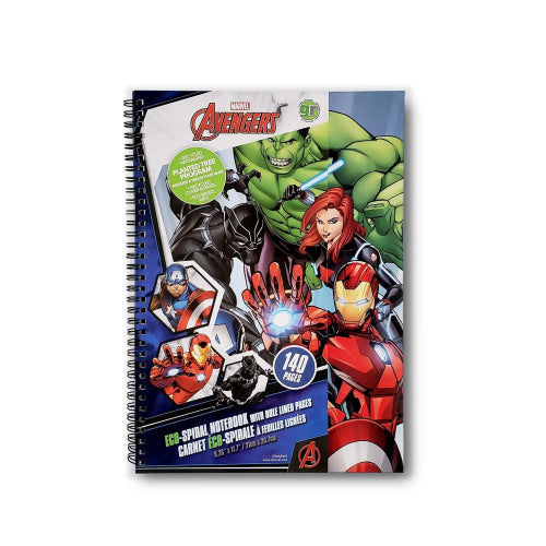 Greenre - MARVEL AVENGERS - SOFT M-COIL NOTEBOOK (A4, 80pgs)
