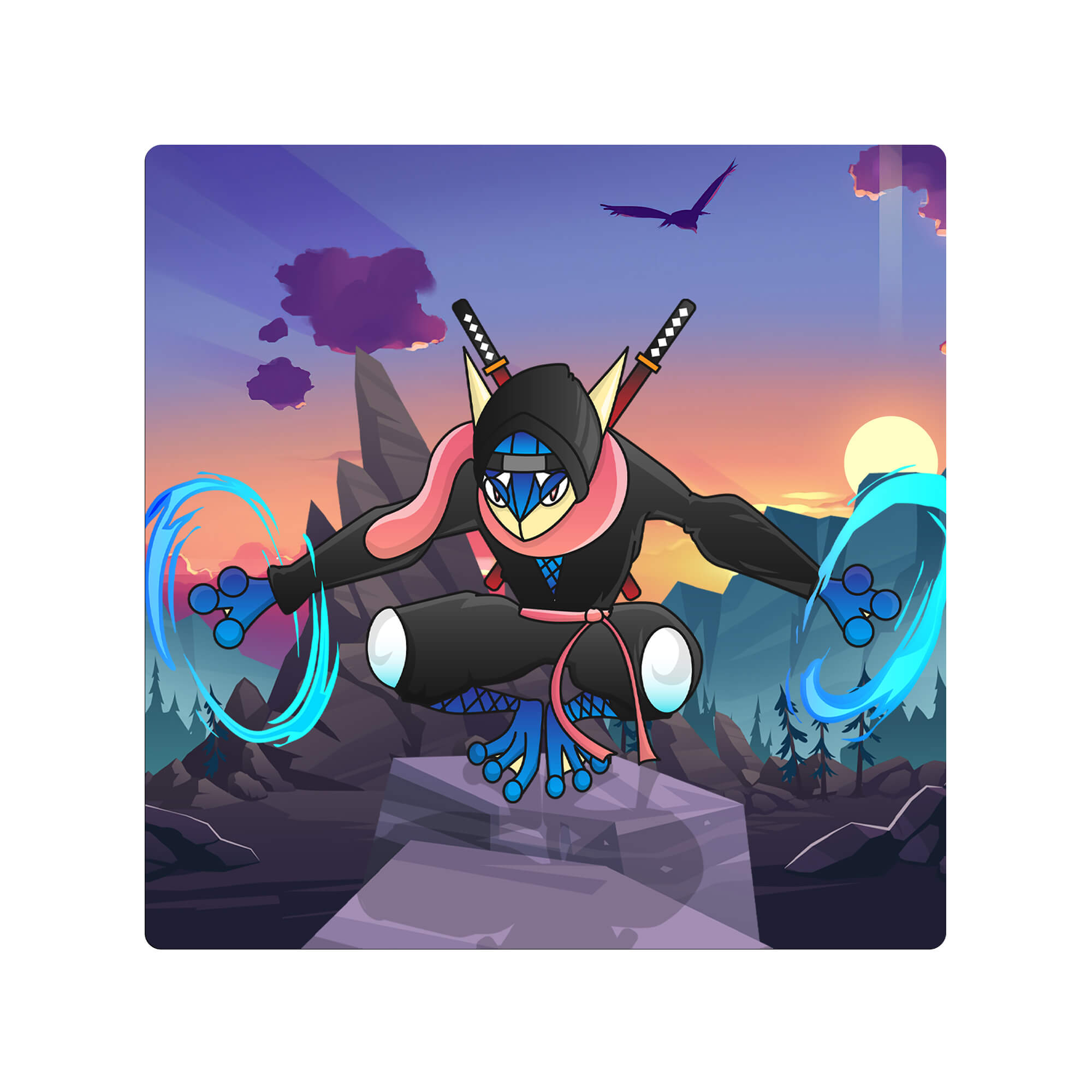 Greninja Pokémon - Double Tapis