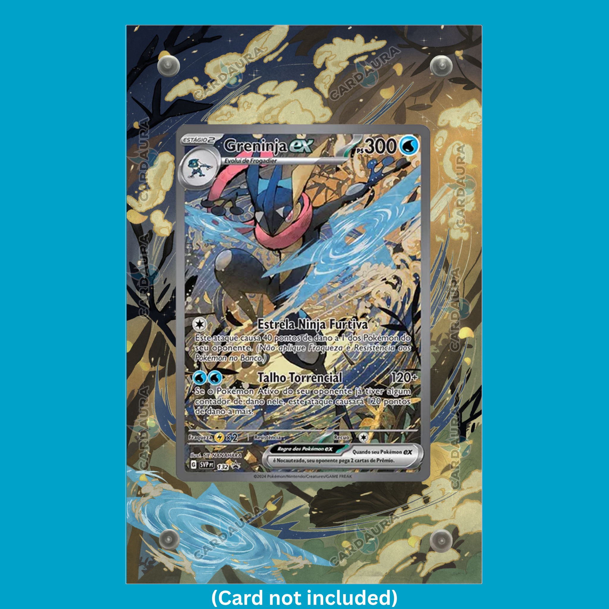 Greninja EX 132 Shrouded Fable (Ungraded) Display Case