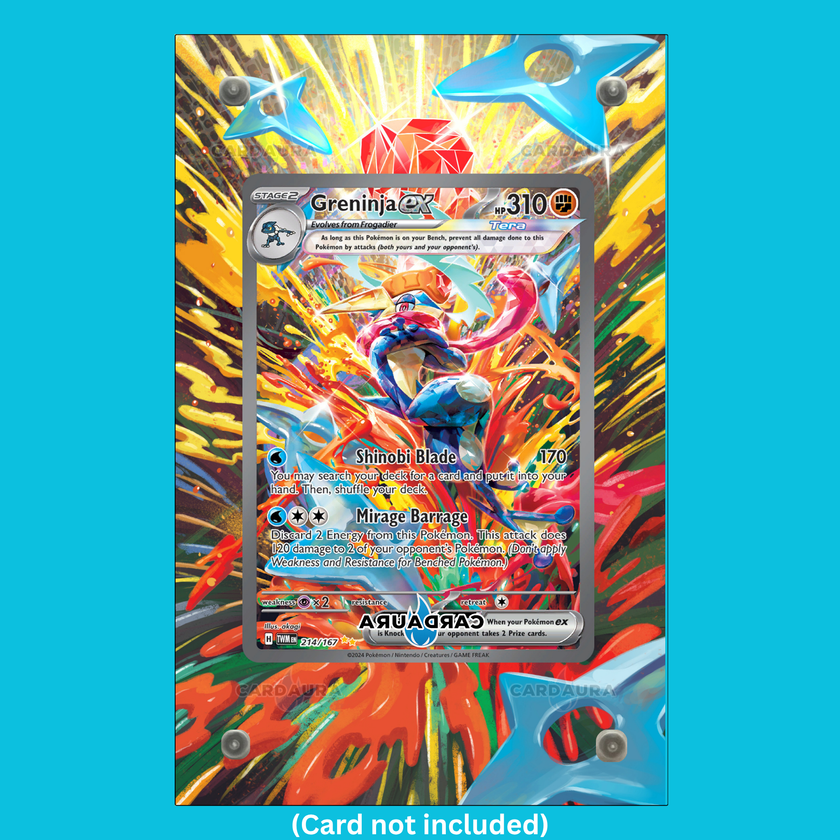 Greninja EX 214/167 Twilight Masquerade (Ungraded) Display Case