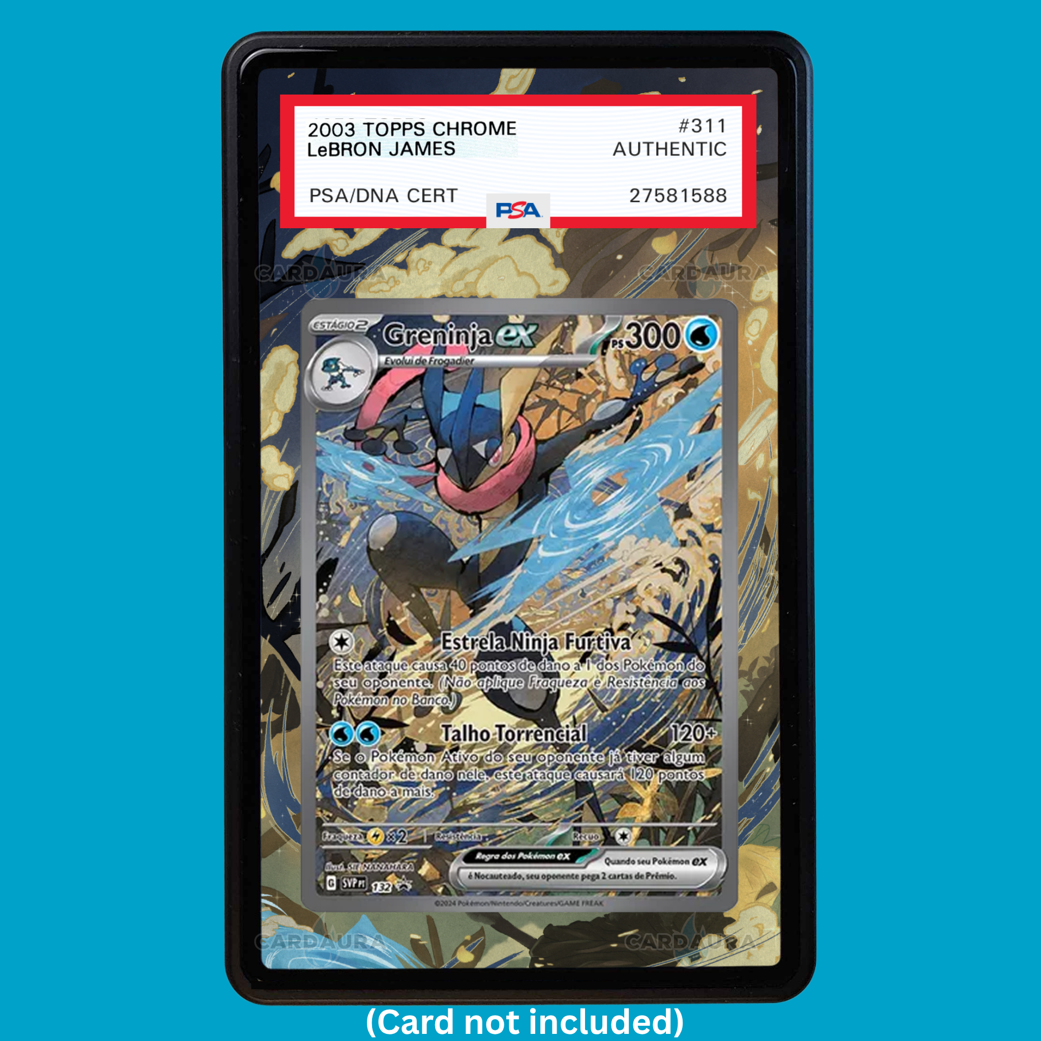 Greninja EX 132 SVP Shrouded Fable (Graded) Display Case