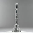 Double Showerhead (18″) Innovative Beaker Bong