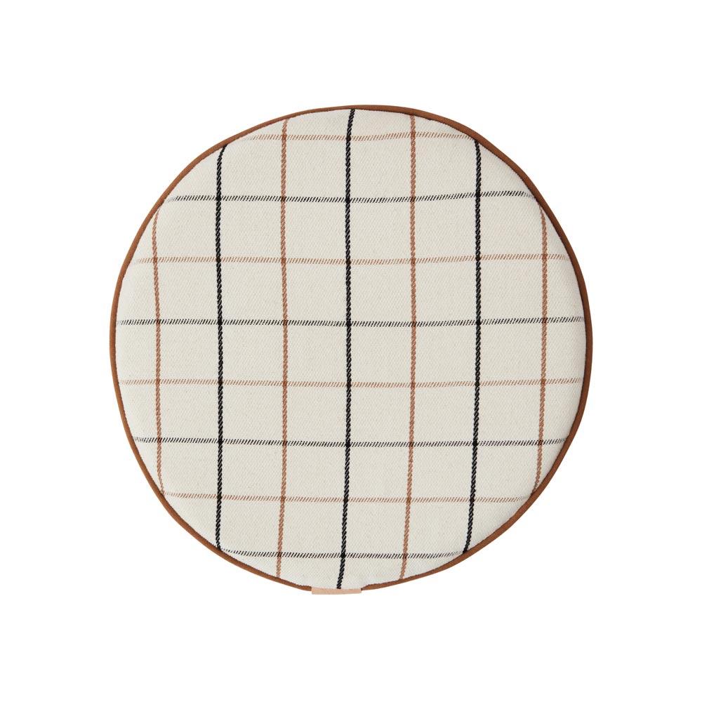 Grid Seat Cushion - Offwhite
