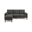 Sofa chaise longue avec deux coussins de 85