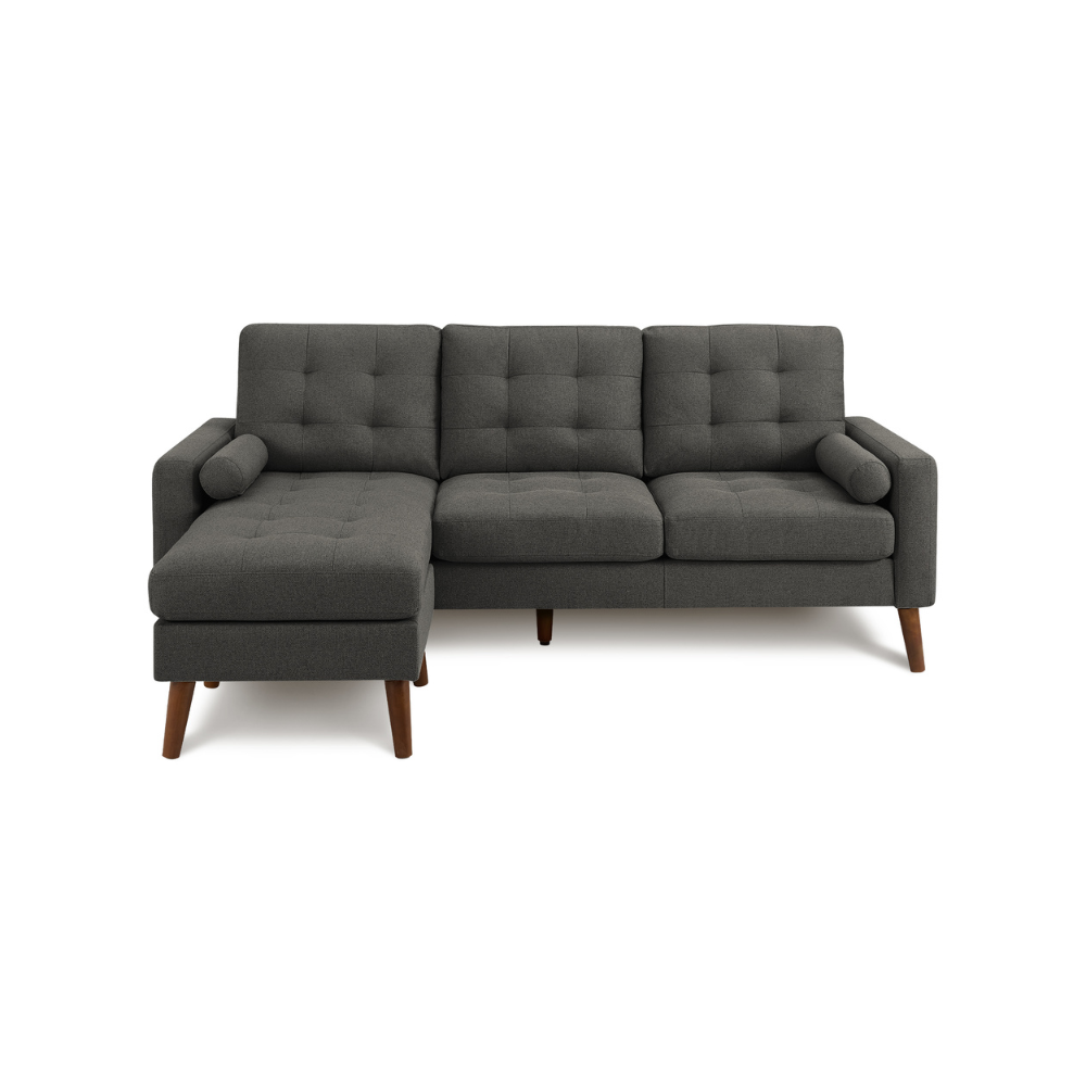 Sofa chaise longue avec deux coussins de 85