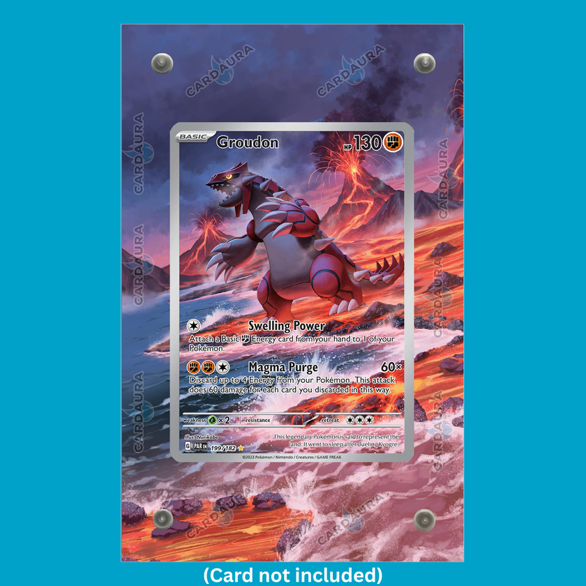 Groudon 199/182 Paradox Rift (Ungraded) Display Case