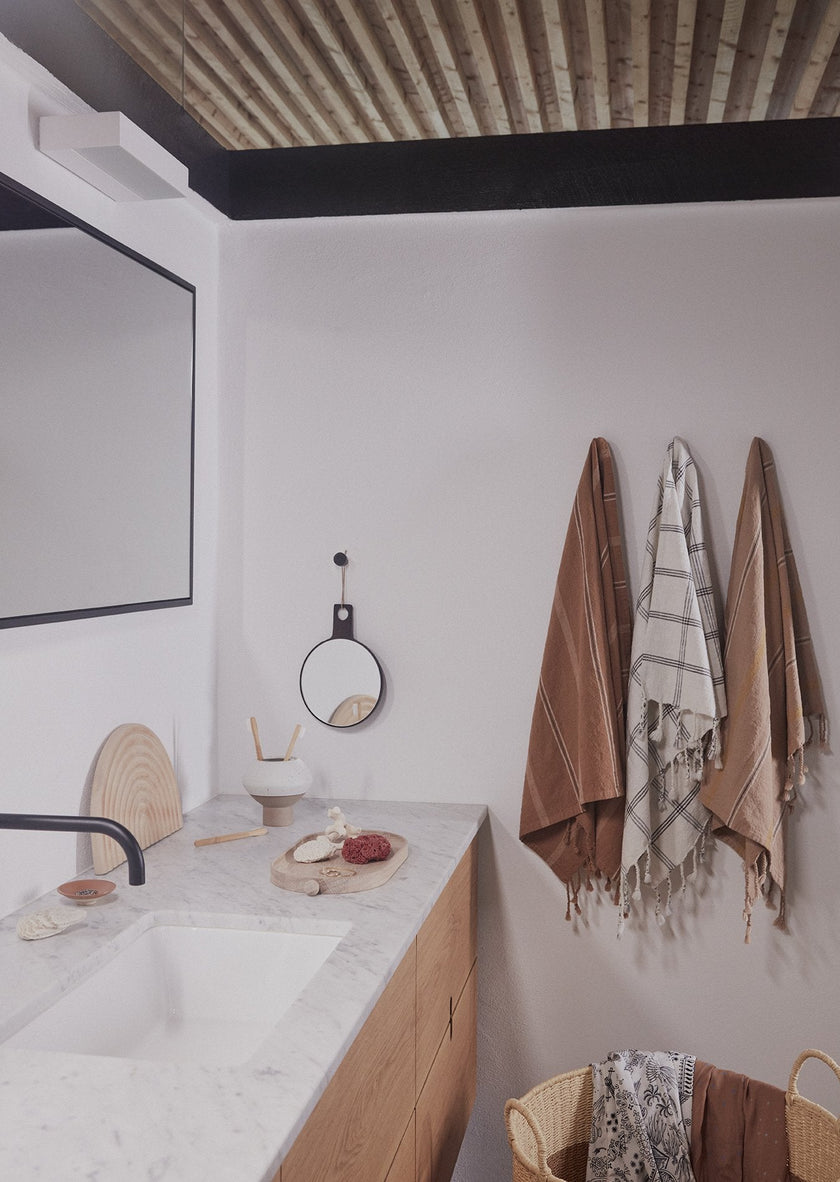 Kyoto Guest Towel - Dark Caramel