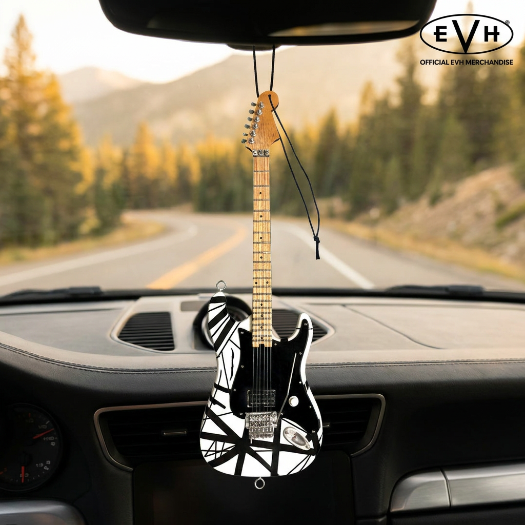 EVH – “Franky” (White/Black) 6″ Holiday Ornament