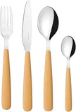 Guzzini - 24-PIECE CUTLERY SET  POP Mustard yellow