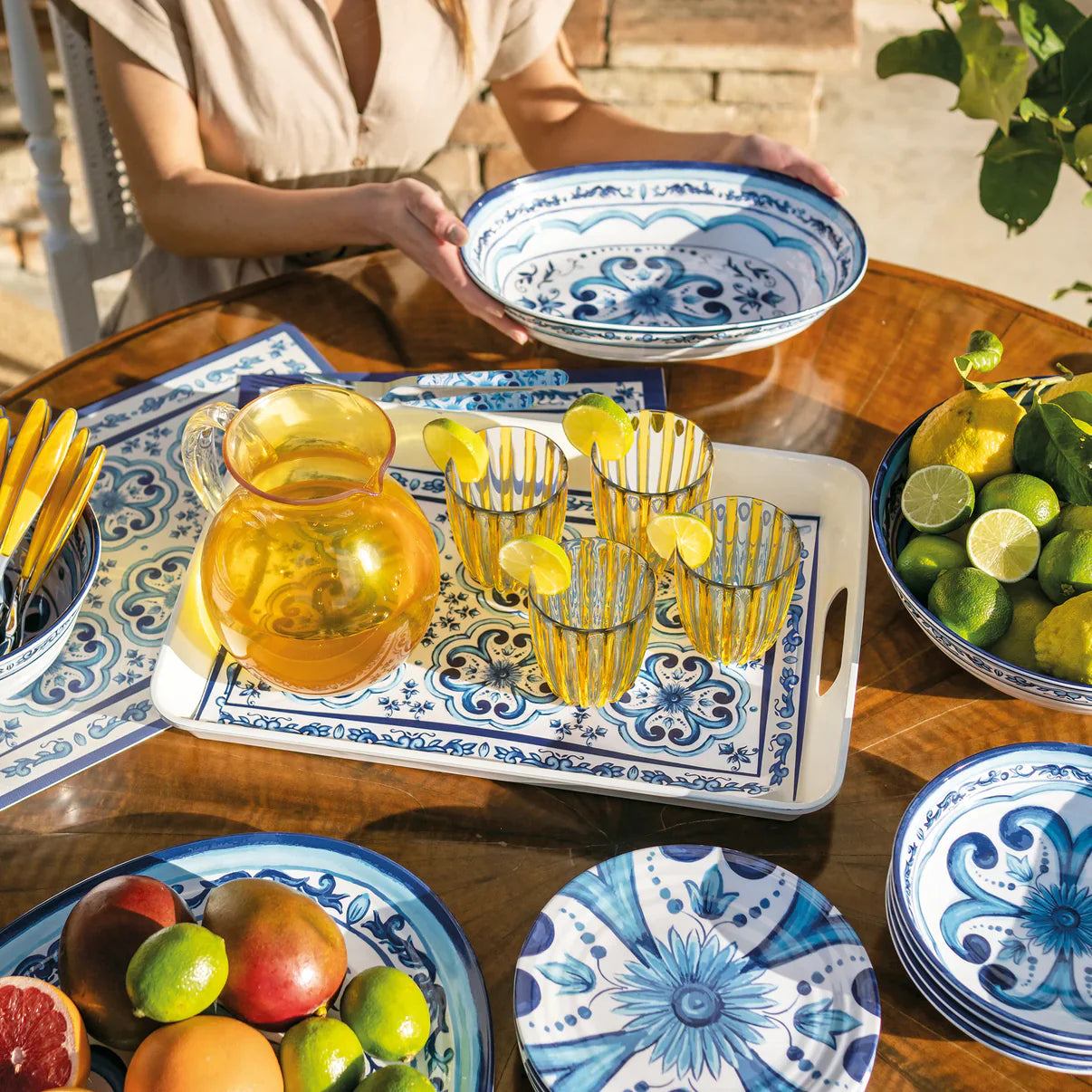 Guzzini - Blues - Rectangular Tray With Handle