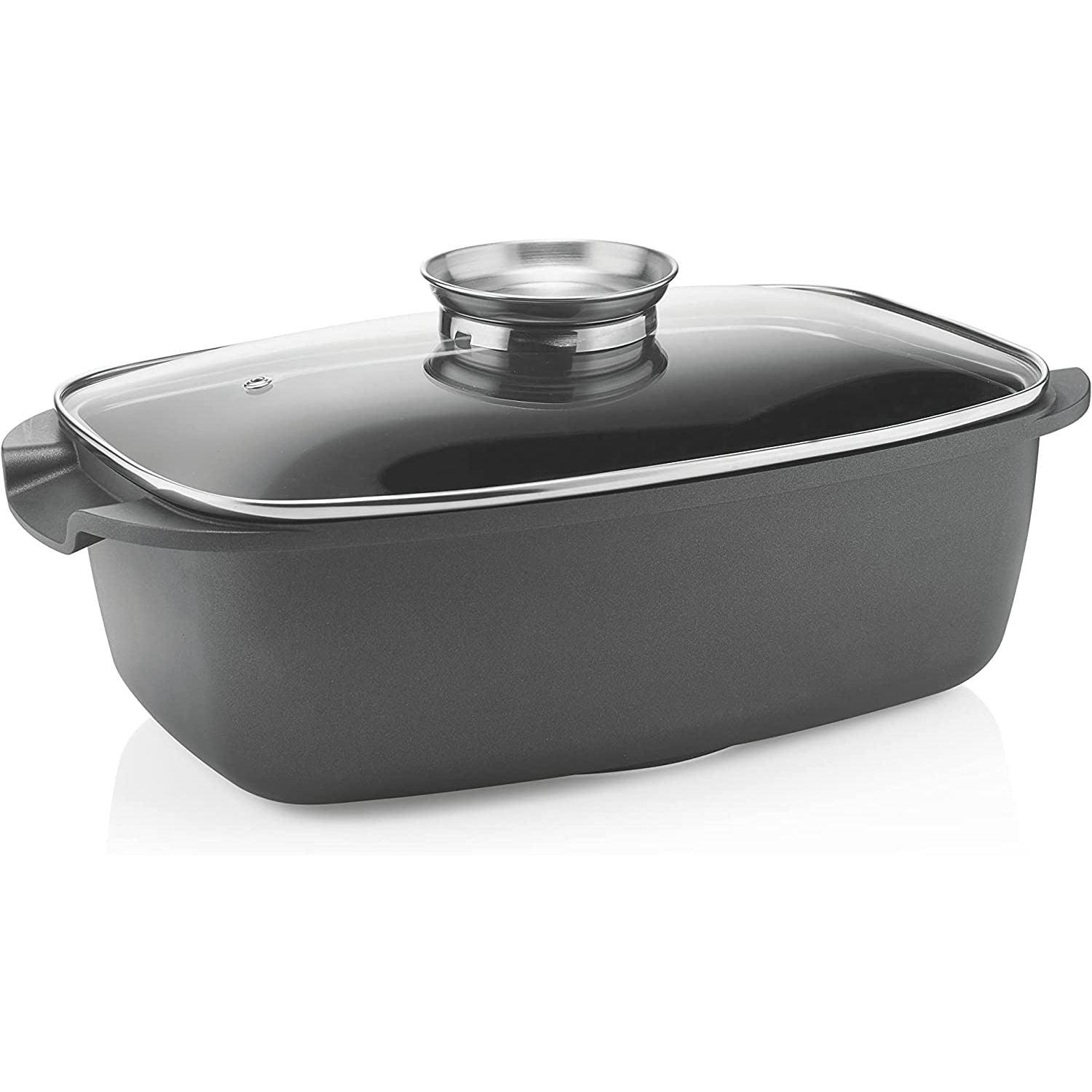 Guzzini - Cooking - Deep Roasting Dish With Lid (Black)