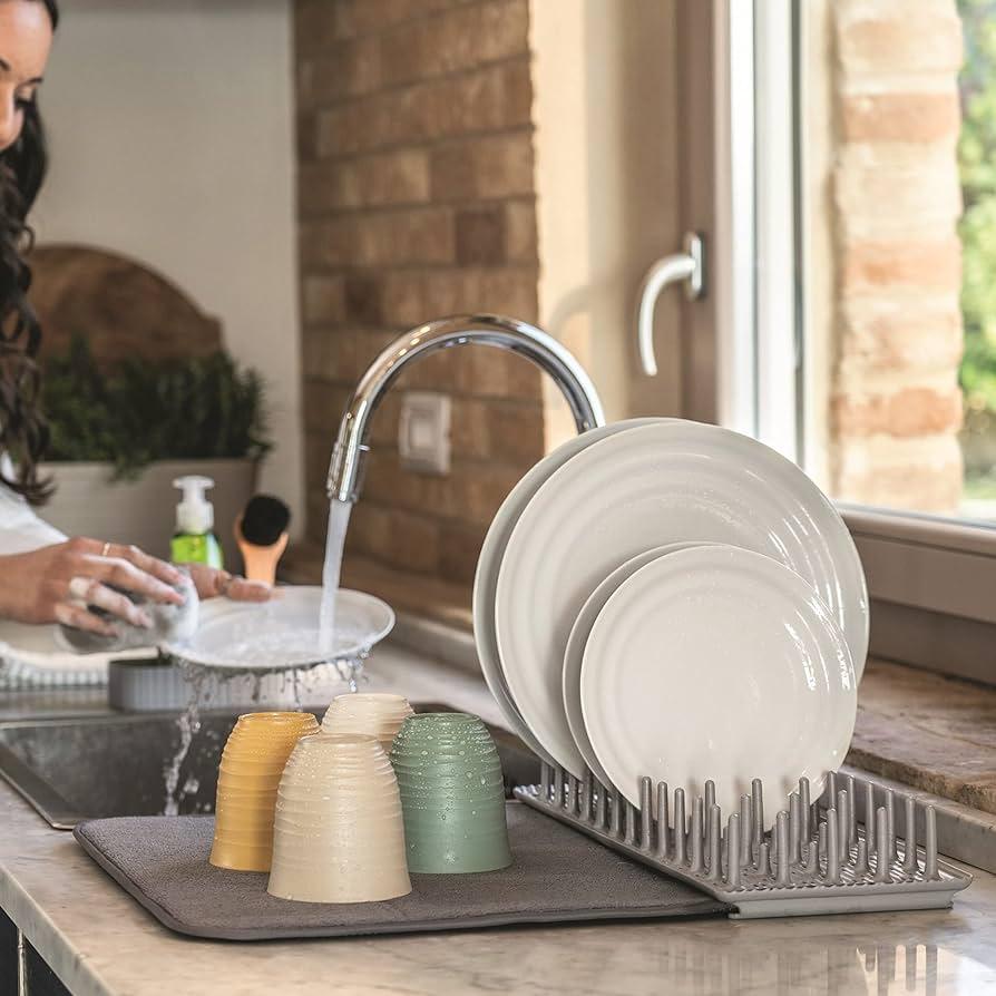 Guzzini - Dry & Safe - Dish Drainer With Mat