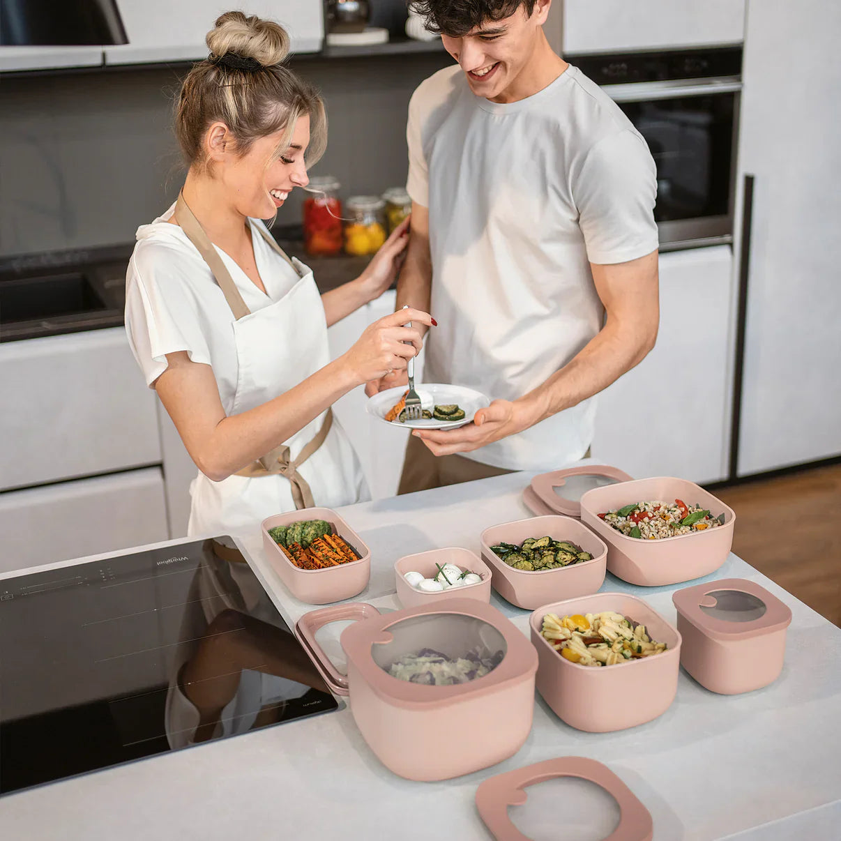 Guzzini - Eco-Store And More Rectangular Container 900 cc (Set of 4)