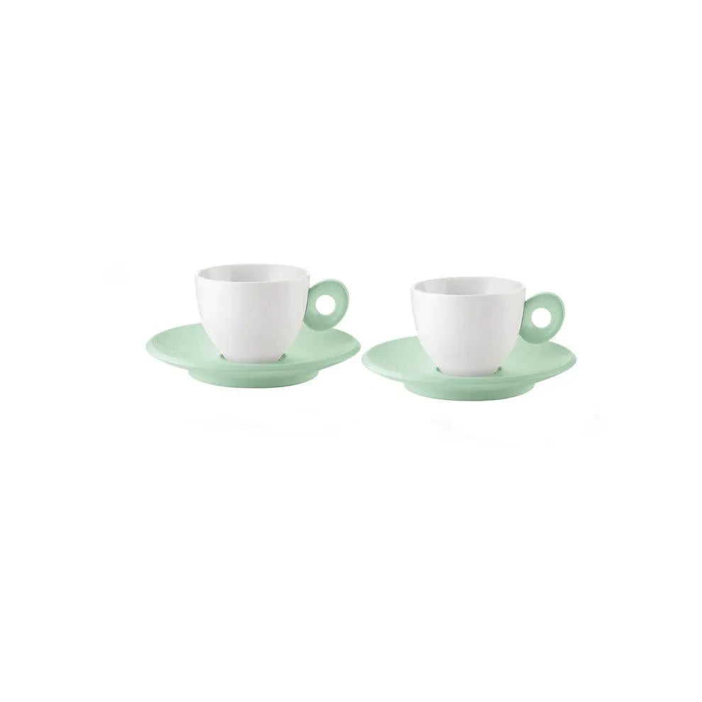 Guzzini - Everyday - Espresso Cups With Saucers (Set of 2)