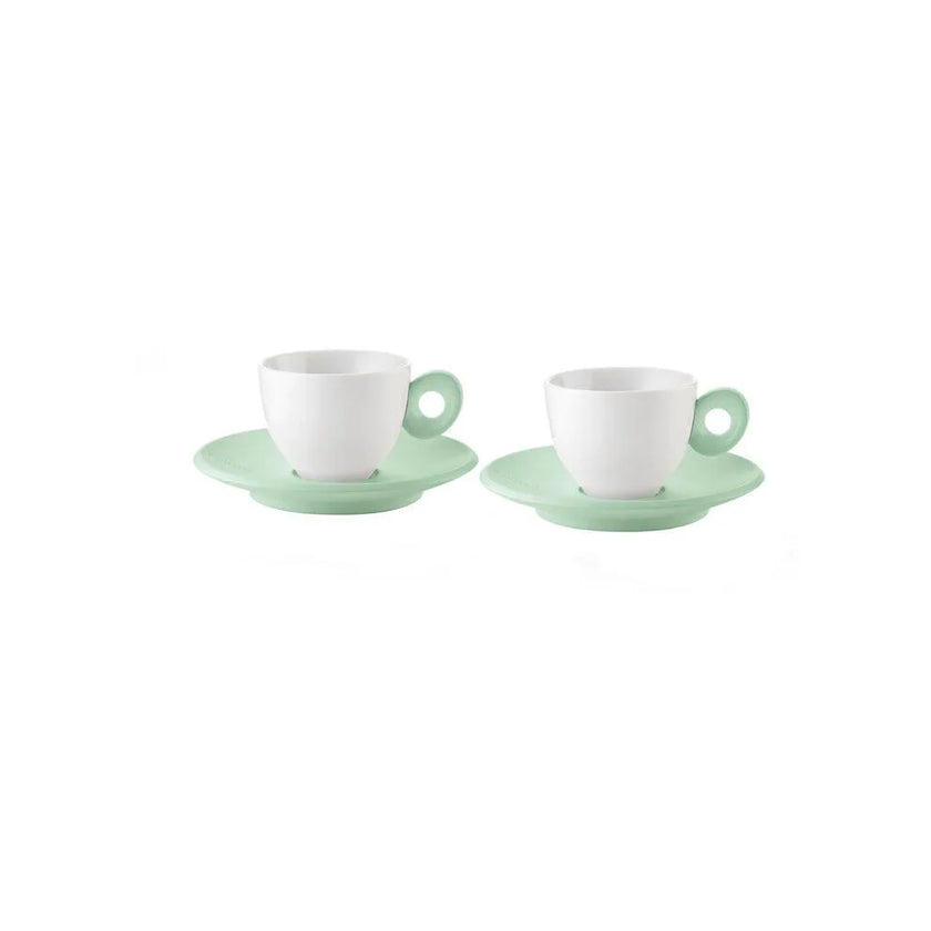 Guzzini - Everyday - Espresso Cups With Saucers (Set of 2)